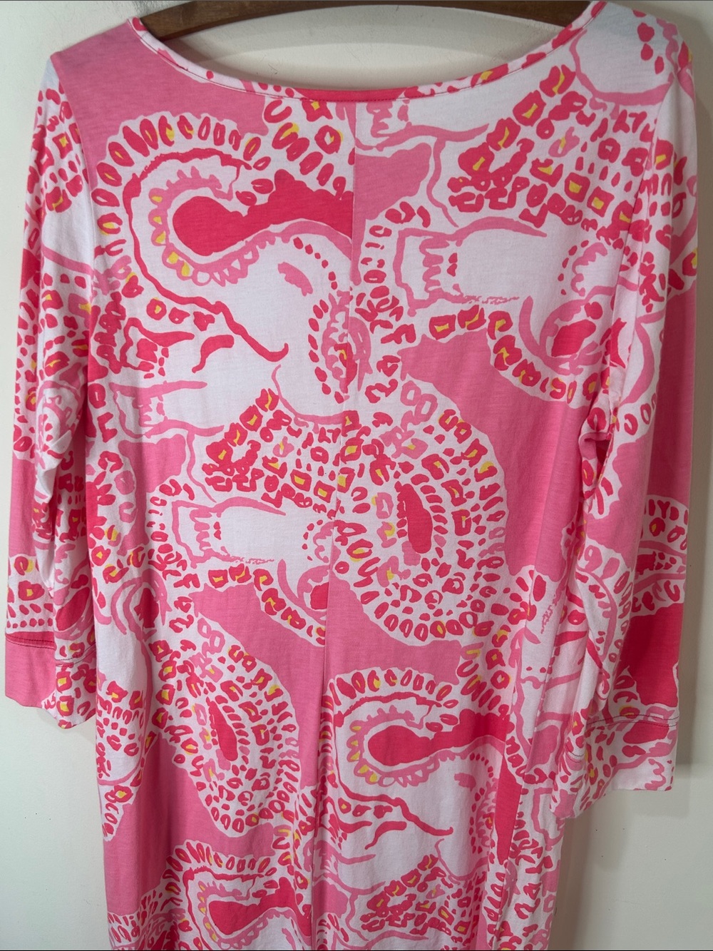 LILLY PULITZER Pink Marlow Dress Hot Coral Trunk in Love Size Large - Picture 15 of 16